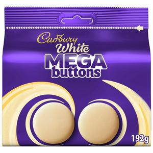White Chocolate Mega Buttons Large Sharing Bag 192g