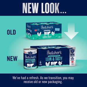 Butcher's Lean & Tasty Wet Dog Food Tins 6 x 390g - gallery image 2