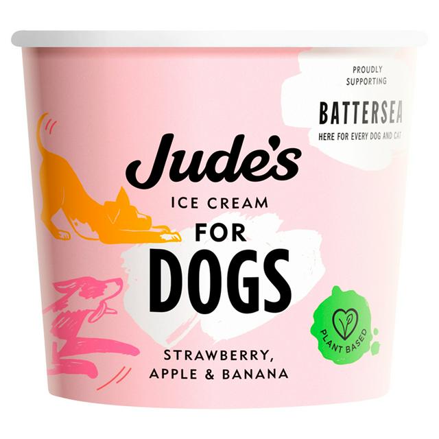 Jude's 90ml Strawberry, Apple & Banana Dogs Ice Cream - gallery image 1