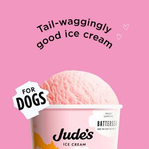 Jude's 90ml Strawberry, Apple & Banana Dogs Ice Cream - gallery image 2