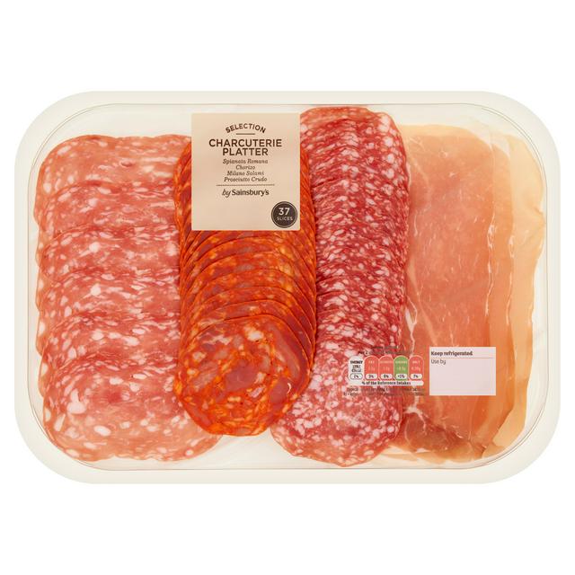 Sainsburys Selection Charcuterie Platter Selection Slices x37 200g