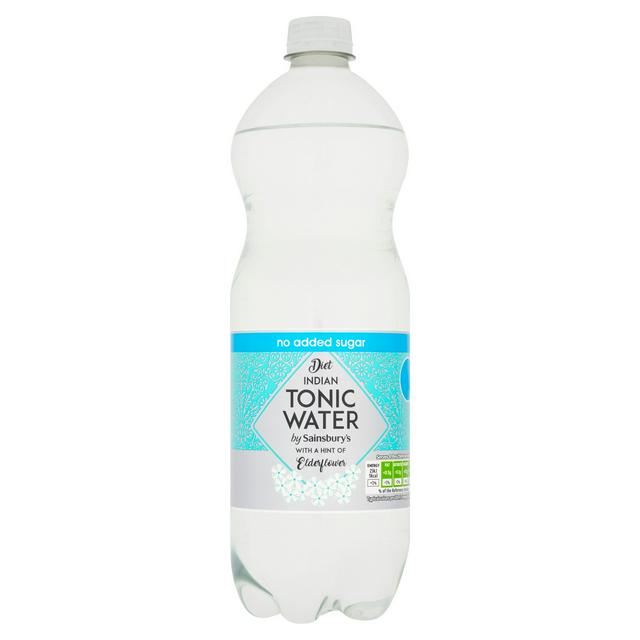 Sainsbury's 1L Diet Indian Tonic Water with Elderflower - gallery image 1