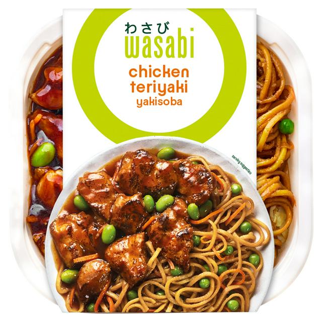 Wasabi chicken teriyaki yakisoba