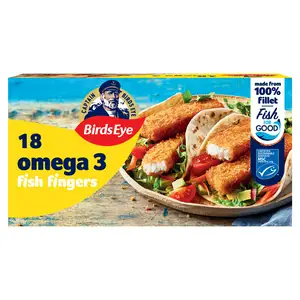 Birds Eye Omega 3 Fish Fingers x18 504g