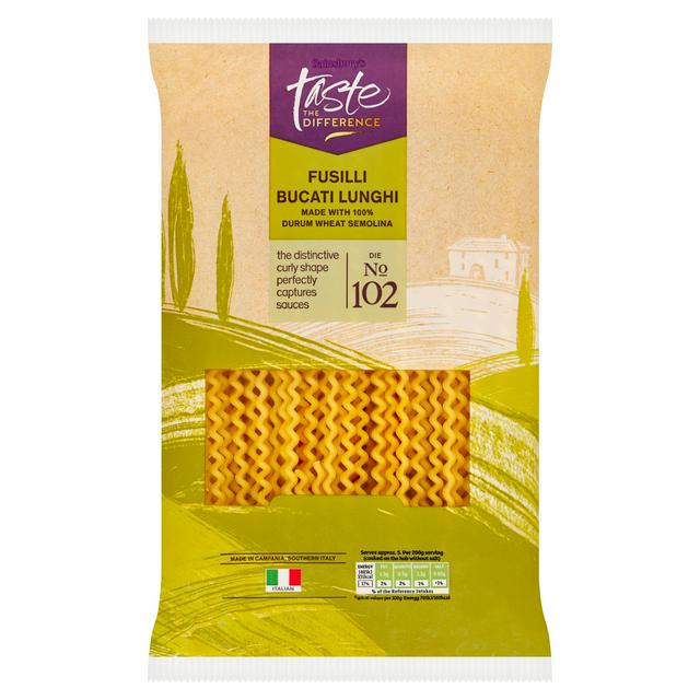 Sainsbury's Fusilli Bucati Lunghi, Taste the Difference 500g - gallery image 1