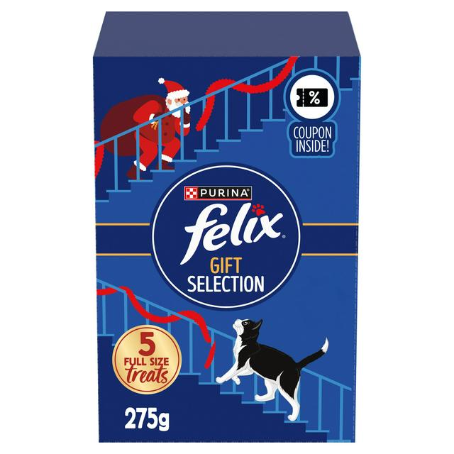 Felix 275g Christmas Gift Box Cat Treats - gallery image 1