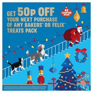 Bakers 458g Christmas Selection Gift Box Dog Treats - gallery image 4