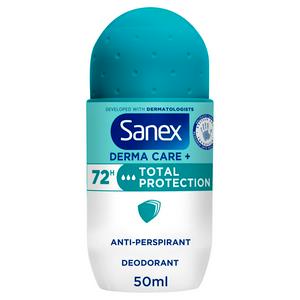 Sanex Derma Care+ Total Protection 72 Hour Antiperspirant Roll On