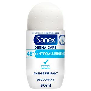 Sanex Dermo Hypoallergenic Antiperspirant Roll On Deodorant 50ml