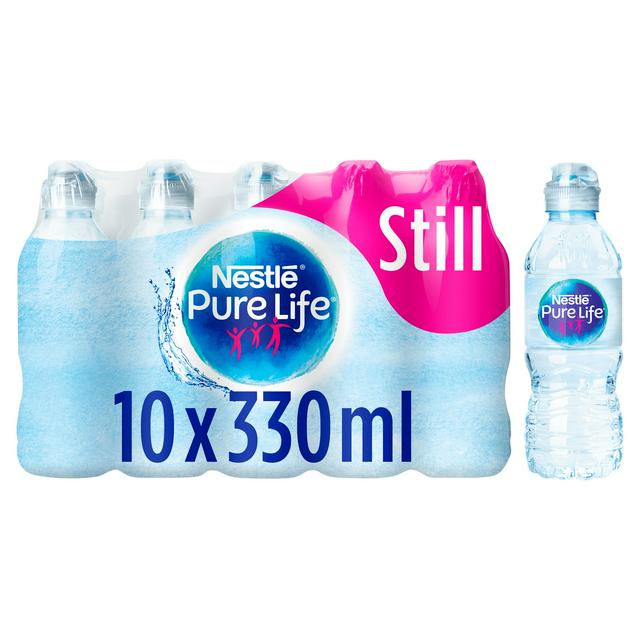Nestle Pure Life Still Spring Water Sports Cap 10x330ml | Sainsbury's