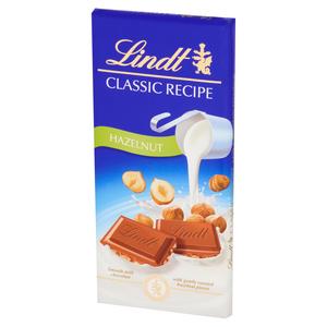 Lindt Classic Recipe Milk Hazelnut Chocolate Bar 100g - gallery image 2