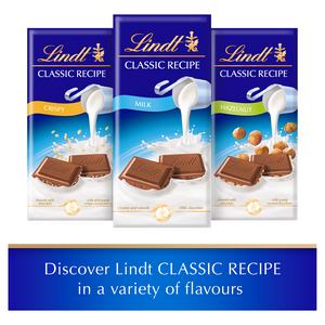 Lindt Classic Recipe Milk Hazelnut Chocolate Bar 100g - gallery image 6