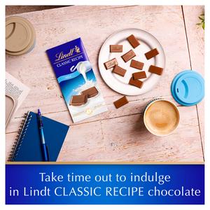 Lindt Classic Recipe Milk Chocolate Bar 100g - gallery image 6