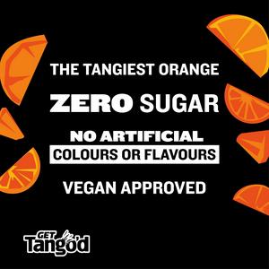 Tango 8 x 330ml Zero'd Orange Sugar Free Soft Drink Cans - gallery image 3