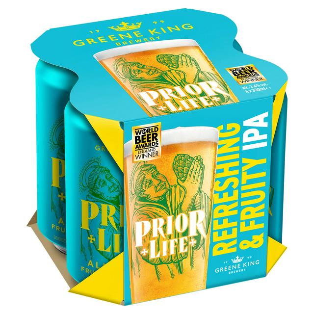 Greene King Prior Life All Day IPA 4x330ml