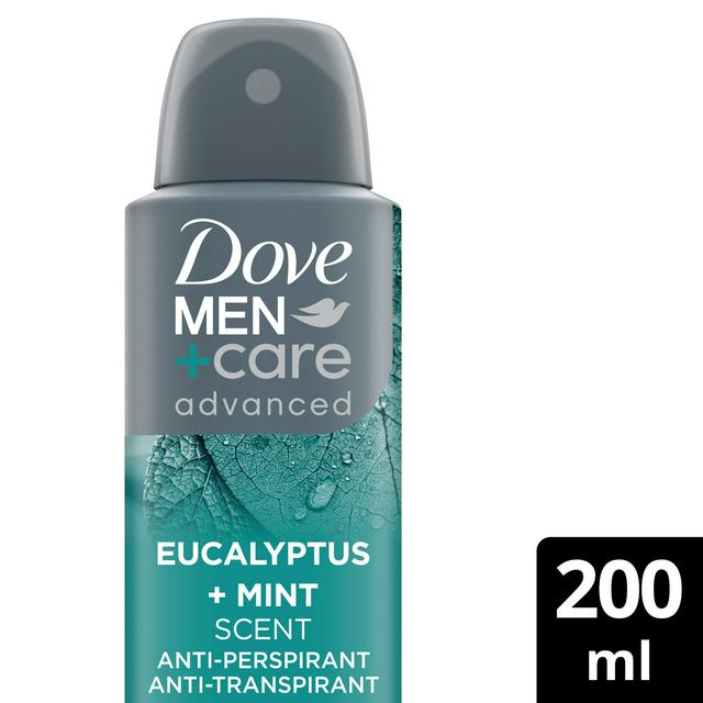 Dove Men+Care Advanced Antiperspirant Aerosol Eucalyptus + Mint 200ml - gallery image 1