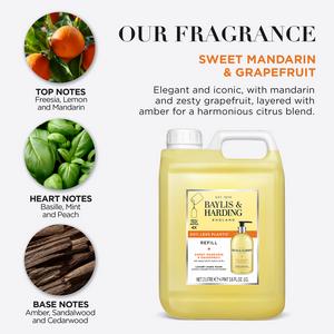 Baylis & Harding Sweet Mandarin Grapefruit Hand Wash 2L - gallery image 2
