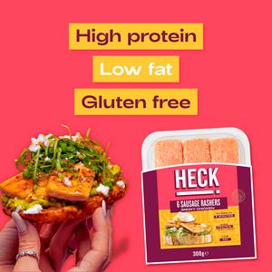 Heck! Smoky Chicken Gluten Free Sausage Rashers x6 300g - gallery image 2