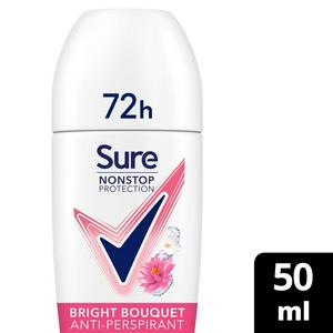 Sure 72h Bright Bouquet Roll-On Antiperspirant Deodorant 50ml