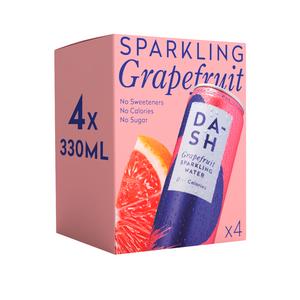 Dash Grapefruit Infused Sparkling Water 4 x 330ml - gallery image 2