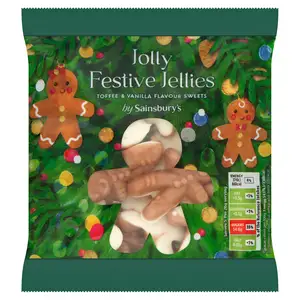 Sainsbury's Jolly Festive Jellies Sweets 130g