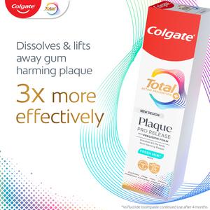 Colgate Total Plaque Pro Release Teeth Whitening Toothpaste 75ml - gallery image 2