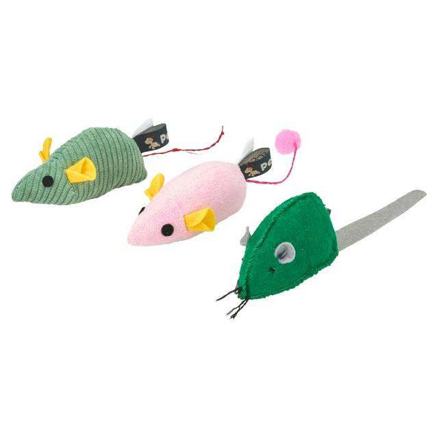 Petface Catkins Three Kind Mice Sainsbury's