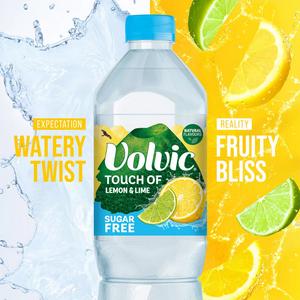 Volvic Touch of Fruit Sugar Free Lemon & Lime Flavoured Water 6x500ml - gallery image 5