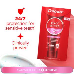 Colgate 75ml Max White Ultra Plus Sensitive Teeth Whitening Toothpaste - gallery image 4