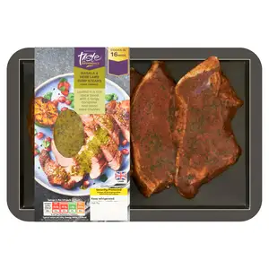 Sainsbury's Ready to Cook Masala & Herb Lamb Rump Steaks, Taste the Difference 430g