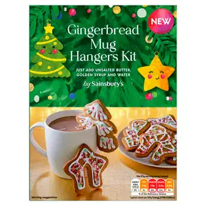 Sainsbury's Gingerbread Mug Hangers Kit 160g