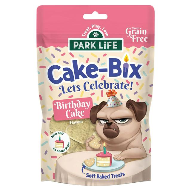 PARK LIFE Cake Bix Celebration Biscuits Birthday Cake Dog Treats, Party Edition 100g