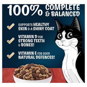 Felix Doubly Delicious Beef Chicken & Vegetables Dry Cat Food 2kg - gallery image 4