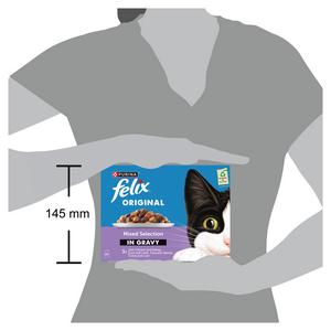 Felix Original Mixed Selection in Gravy Wet Cat Food 12 x 85g - gallery image 5
