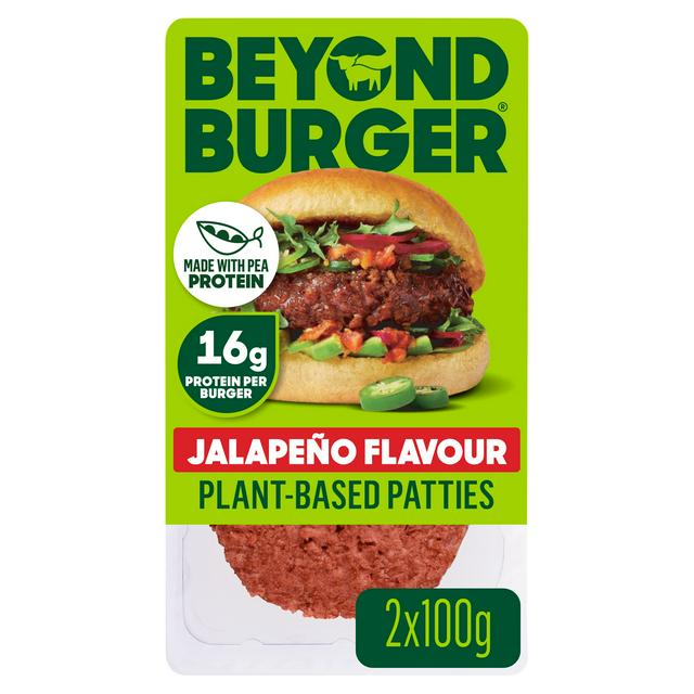 Beyond Meat Burger Jalapeno Flavour Plant Based Patties 2x100g - gallery image 1