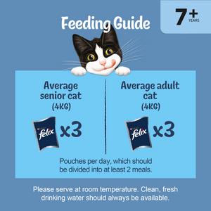 Felix Original Senior 7+ Mixed Selection in Jelly Wet Cat Food 40 x 85g - gallery image 5