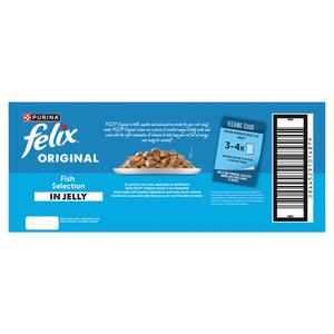 Felix Original Fish Selection in Jelly Wet Cat Food 40 x 85g - gallery image 5