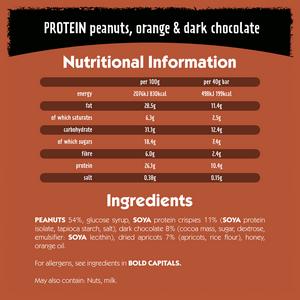 Eat Natural Protein Peanuts Orange Dark Chocolate Fruit & Nut Cereal Bars 3x40g - gallery image 6
