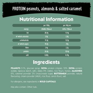 Eat Natural Protein Peanuts Almonds Salted Caramel Fruit & Nut Cereal Bars 3x40g - gallery image 6