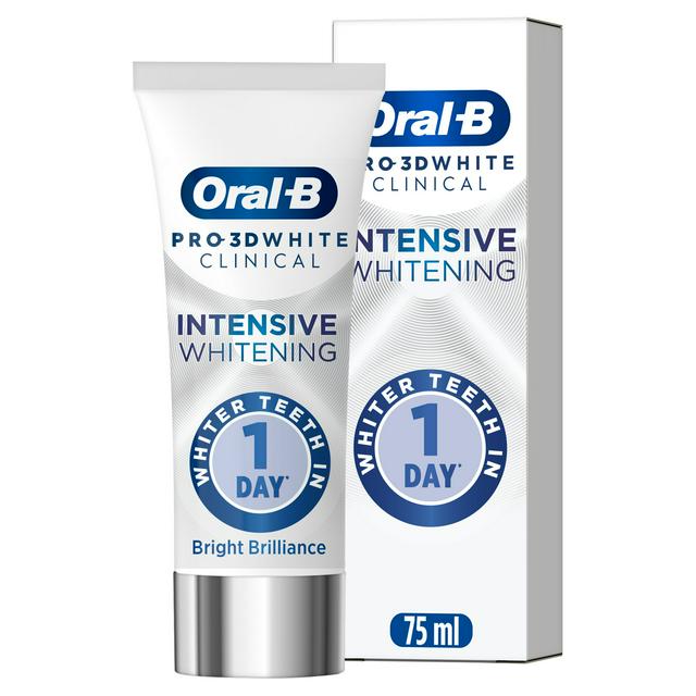 Oral-B Pro 3D White Clinical Bright Brilliance Toothpaste 75ml - gallery image 1