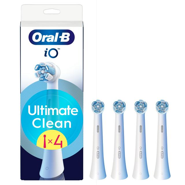 Oral-B iO Ultimate Clean White Toothbrush Heads 4 Pack