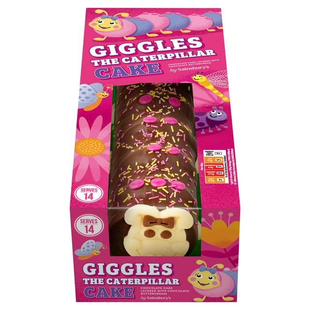 Sainsburys Giggles Birthday & Celebration The Caterpillar Cake 611g