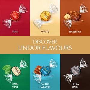 Lindt Lindor Dark Mint Chocolate Truffles Box 200g - gallery image 6