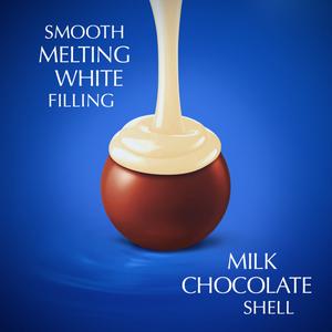 Lindt Lindor Milk & White Chocolate Truffles Box 200g - gallery image 3