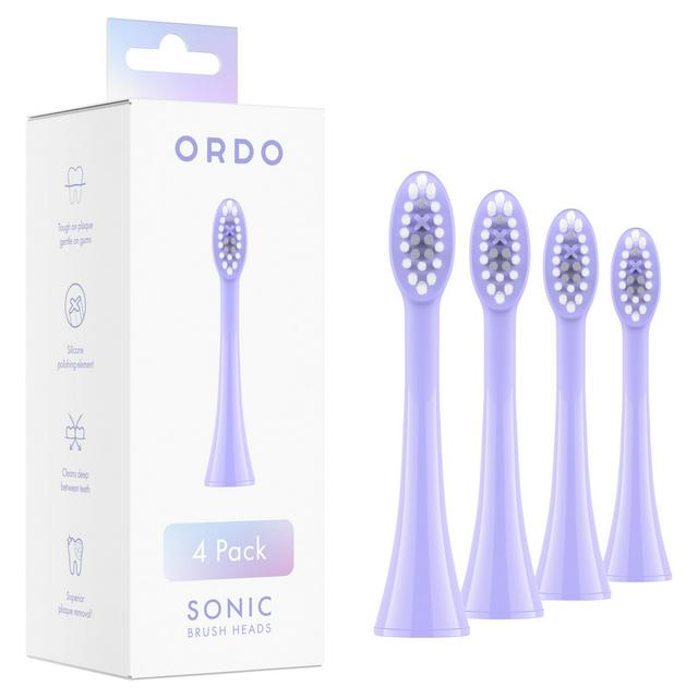 Ordo Sonic Brush Heads Pearl Violet & Lavender 4 Pack