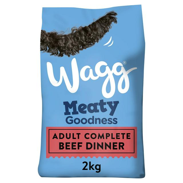 Wagg Meaty Goodness Adult Complete Beef Dinner Dry Dog Food 2kg - gallery image 1