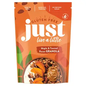 Just Live a Little Gluten Free Maple & Toasted Pecan Granola 360g