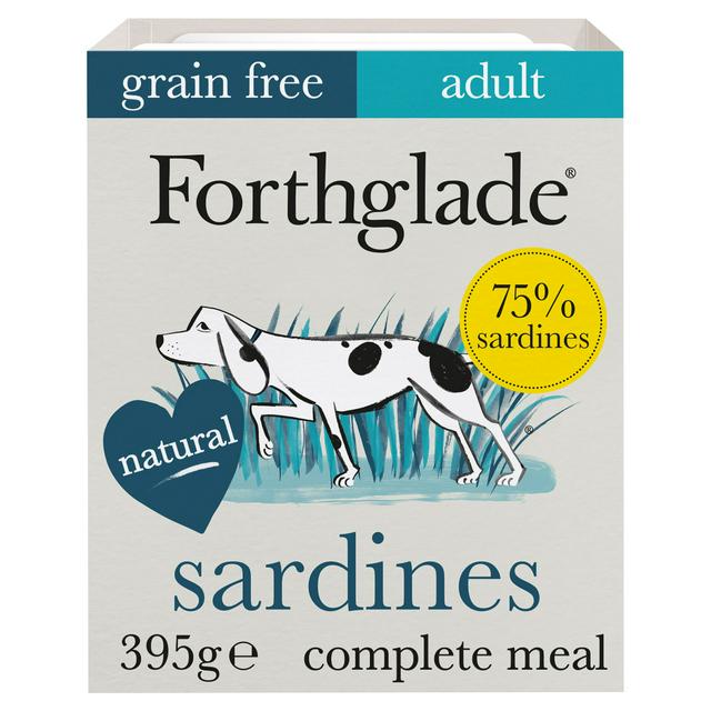 Forthglade Sardines with Sweet Potato & Vegetables Complete Meal Adult Wet Dog Food 1 Year+ 395g - gallery image 1