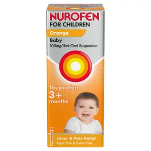 Nurofen For Children Baby Orange Oral Suspension 3+ Months Ibuprofen 100ml