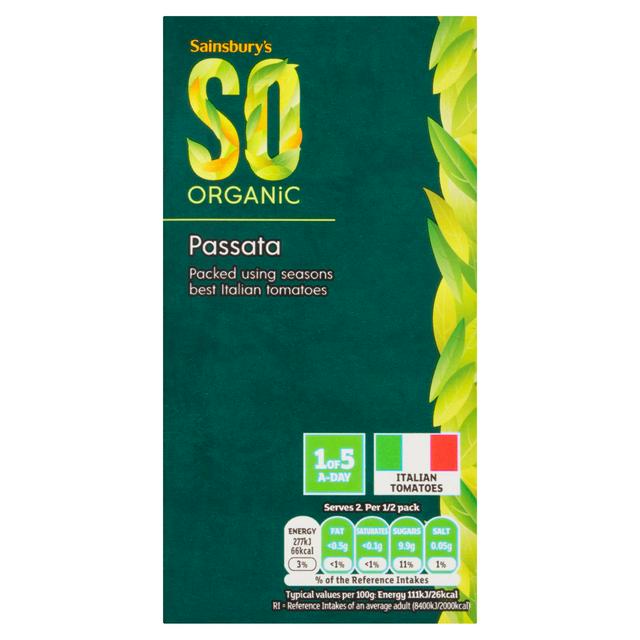 Sainsburys Sainsbury's Passata, So Organic 500g